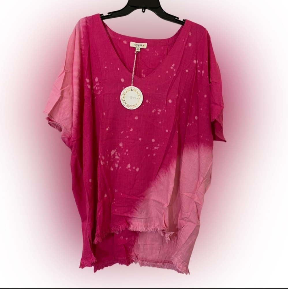 Umgee hot pink tunic